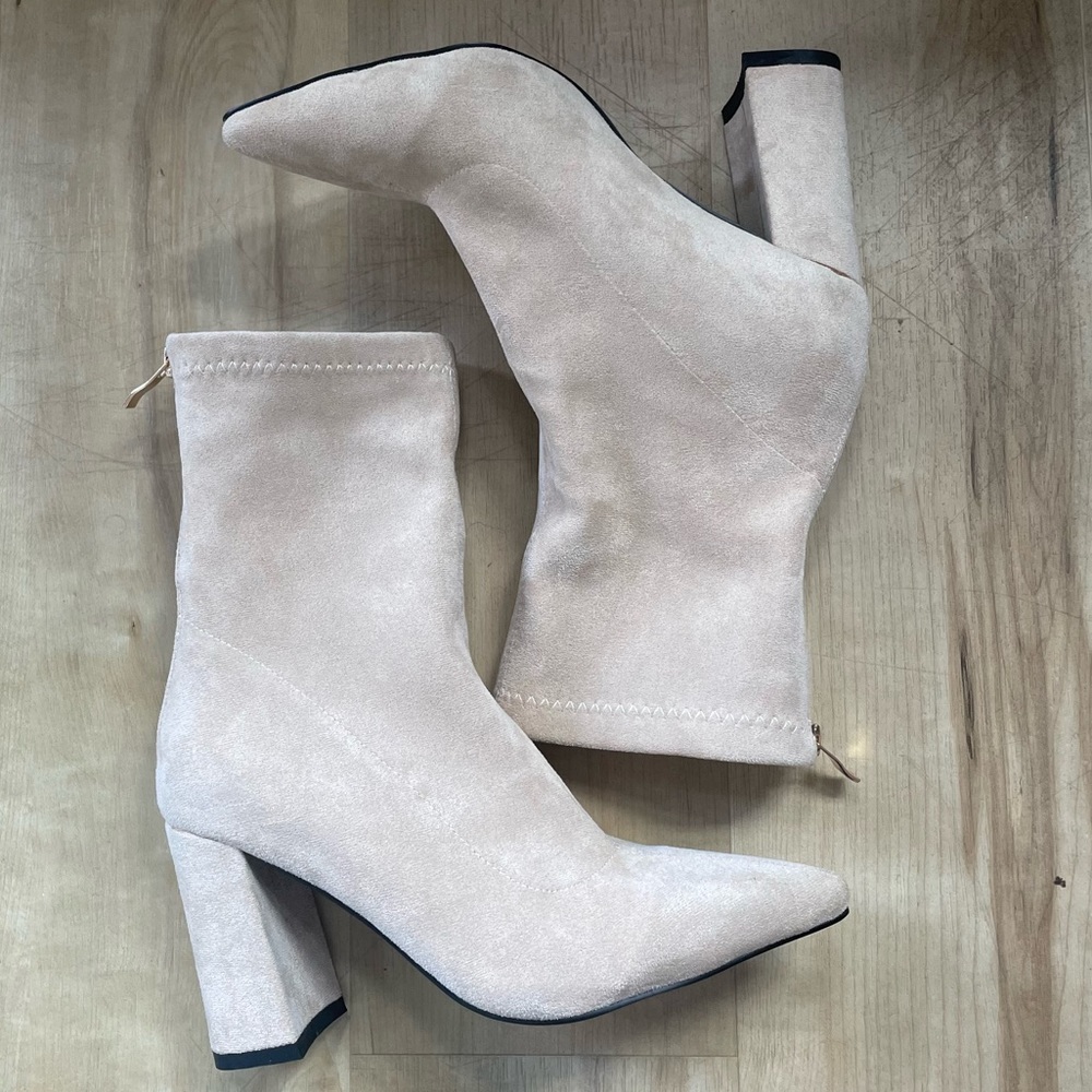 No brand ankle boots / beige/ 6